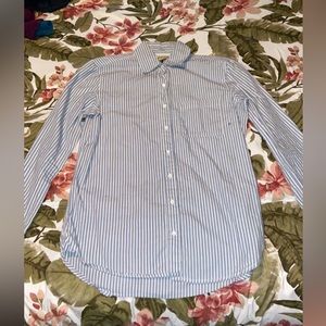 Stripped button down long sleeve